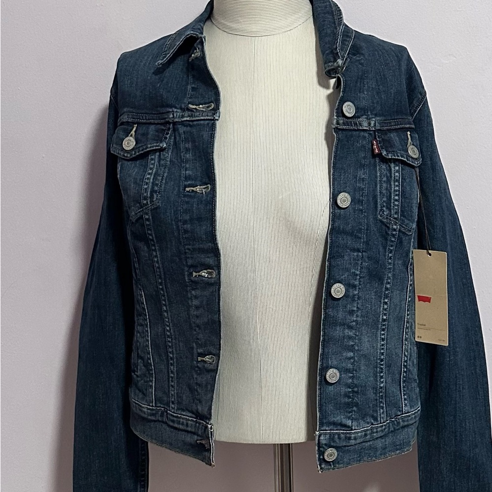 Levi's Women's Dark Blue Denim Jacket